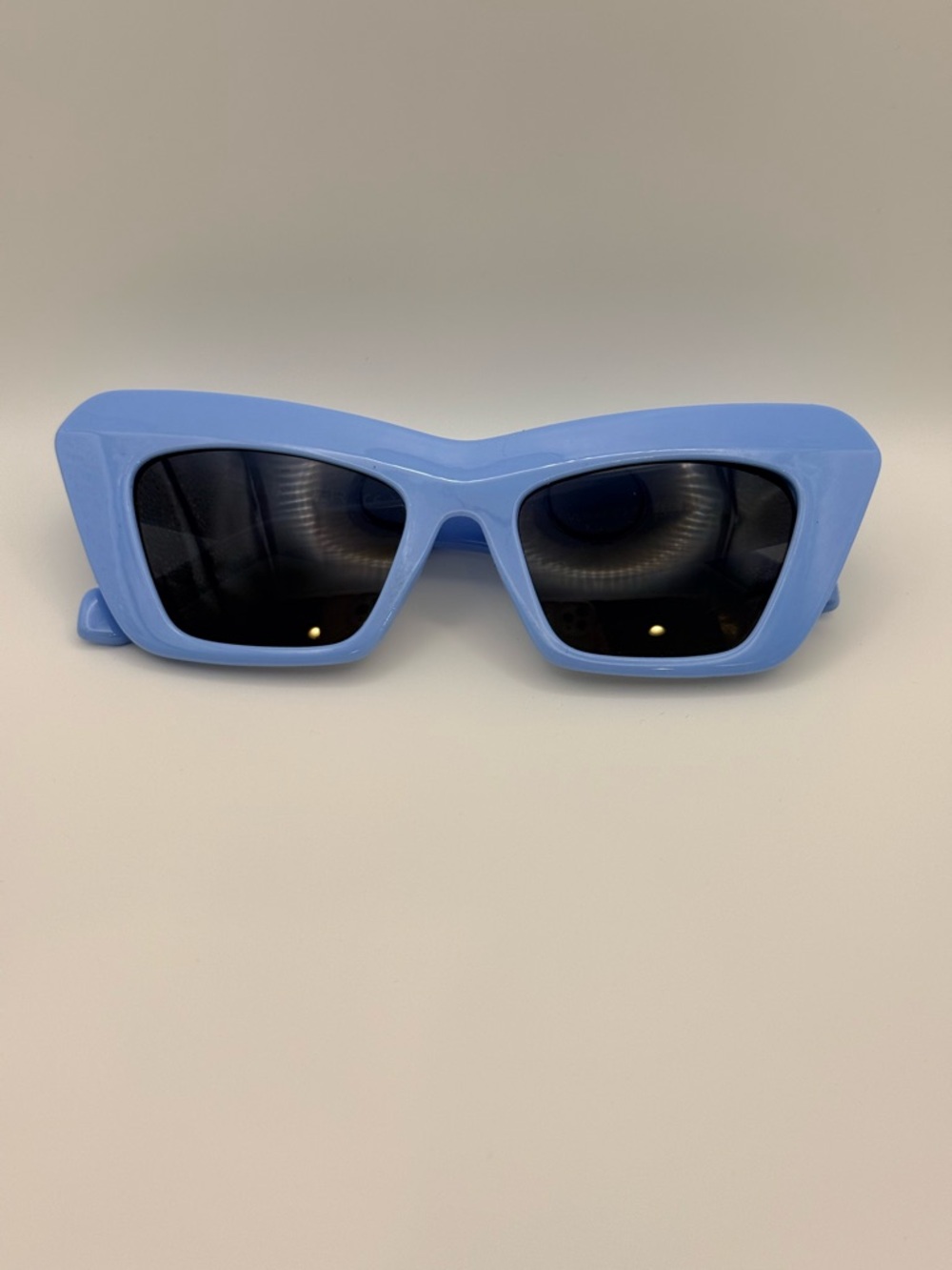 Y2K Chunky Cat Eye Sunglasses Bundle Blue & White Retro Shades